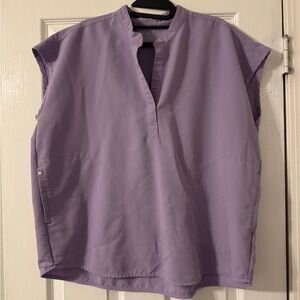FIGS Lavender Dew Scrub Top